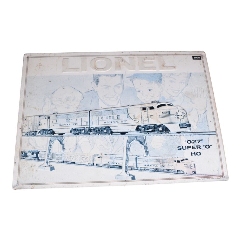 Lionel Santa Fe Metal Sign - 16" x 12"